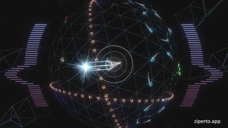 TERROR SQUID 2026 creating dangerous bullet patterns in an arcade arena.