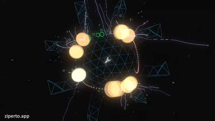 TERROR SQUID 2026 creating dangerous bullet patterns in an arcade arena.