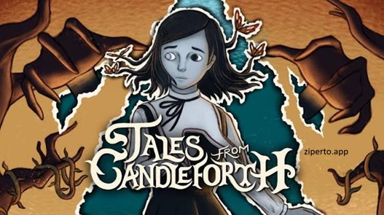 Tales from Candleforth 2026 featuring a dark storybook scene with eerie fantasy imagery.