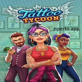 Tattoo Tycoon 2026 featuring tattoo studio management and creative body art designs.