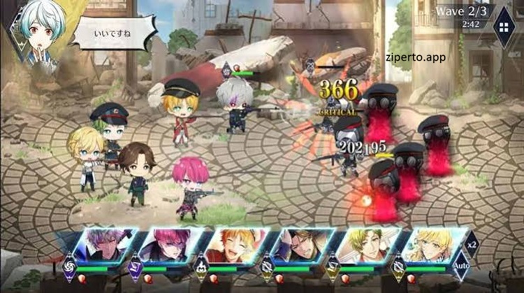 The Thousand Noble Musketeers: Rhodoknight 2026 characters posing in anime-style military uniforms.