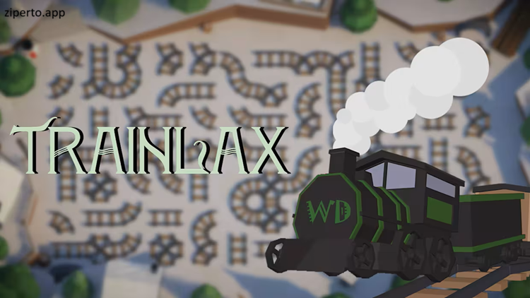 Trainlax: Railway Puzzle Simulator 2026 features railway tracks and challenges focused on guiding trains safely.