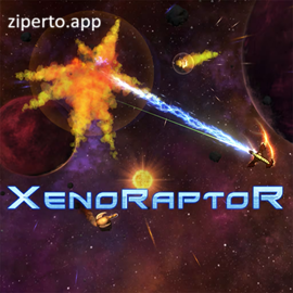 XenoRaptor 2026 featuring intense spaceship combat and colrful weapon effects.