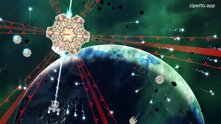 Xenoraid 2026 fighter ships confronting alien forces in space.