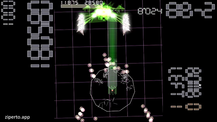 rRootage Reloaded 2026 battles against enemy battleships in intense bullet hell stages.